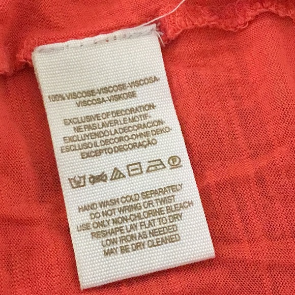 FREE PEOPLE Red Sheer Embroidered Short Sleeve - Picture 9 of 10